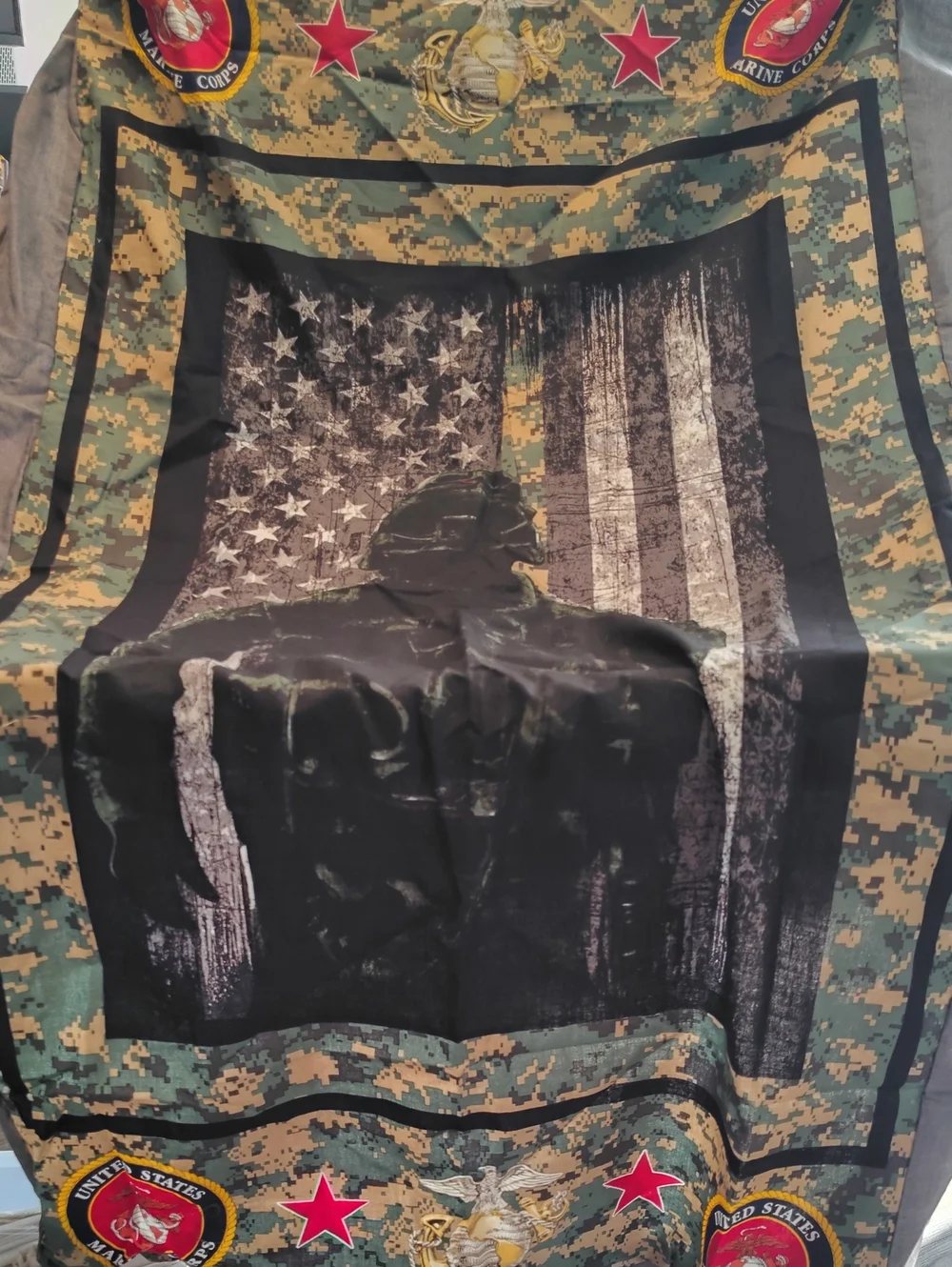 Marine Corps Fabric Panel